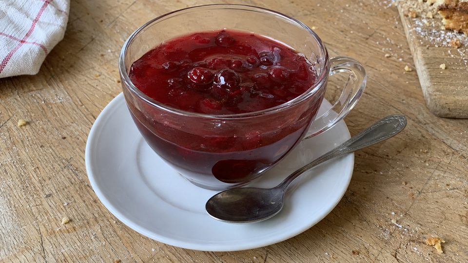 Kisiel, a traditional Polish dessert