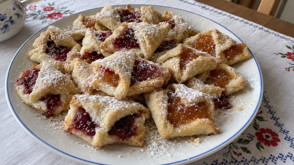 Kołaczki, a traditional Polish dessert
