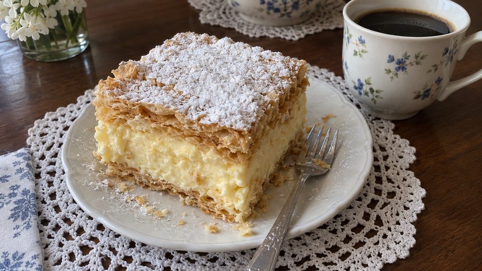 Kremówka, a traditional Polish dessert
