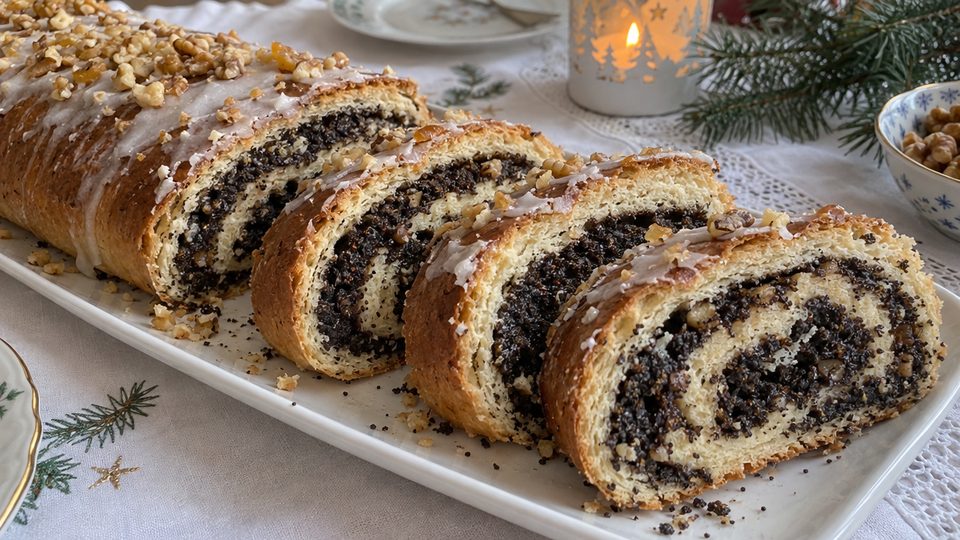 Makowiec, a traditional Polish dessert