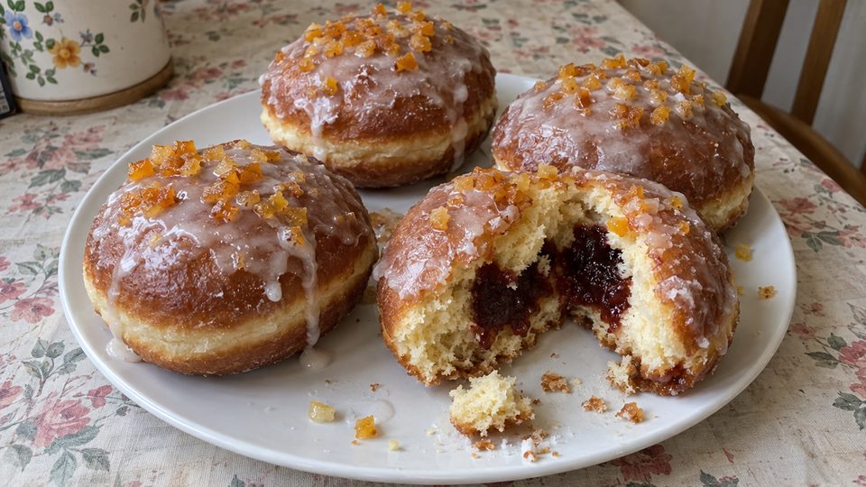 Pączki, a traditional Polish dessert