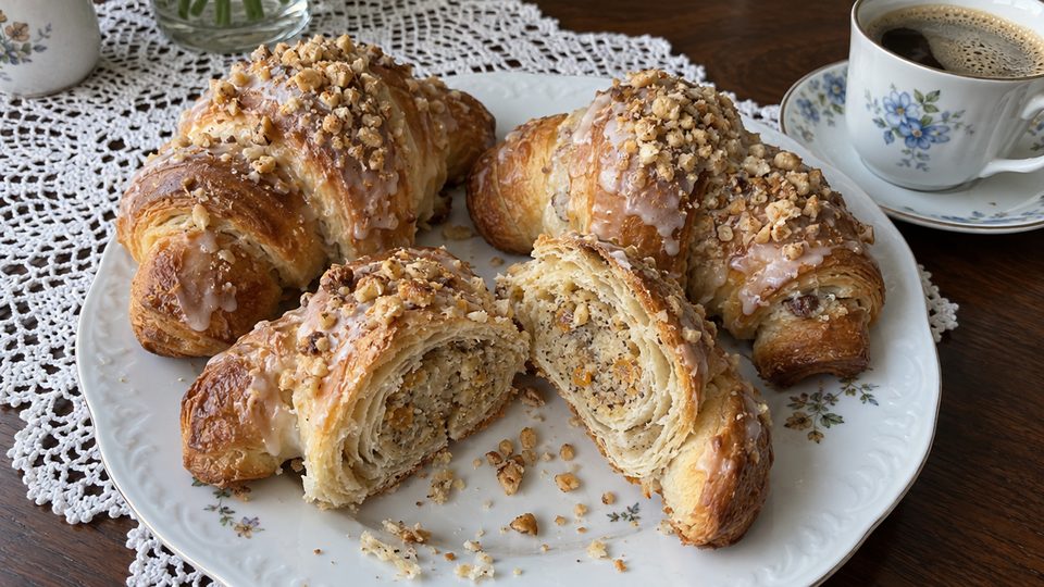 Rogal świętomarciński, a traditional Polish dessert